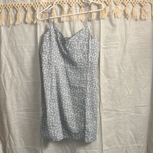 Francesca’s - stiles strap - light blue dress - size large